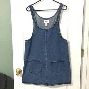 Forever 21 Denim Skirtall/Overall Dress Sz Medium - Picture 1 of 4