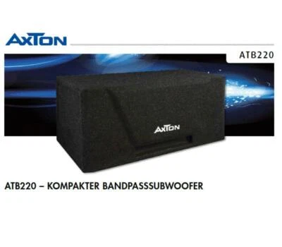 AXTON ATB220 Compact Bandpass-Subwoofer 2 x 20 cm, 300 Watt - Bild 1 von 2
