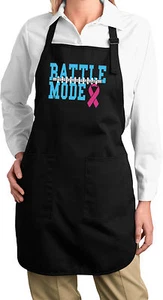 Ladies Breast Cancer Awareness Battle Mode Ladies Apron - Picture 1 of 7