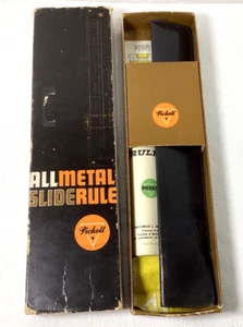 Pickett Slide Rule N902-ES Complete Instructions Paperwork Case New In Box VTG - Picture 1 of 6