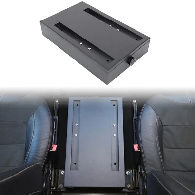 Alloy Console Safe GUN Storage Lock Box W/TRAY For Land Rover Defender 2004-2018 - Image 1 of 4