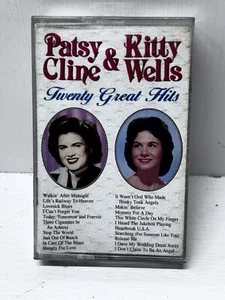 Patsy Cline Kitty Wells 20 Great Hits Cassette NEW Sealed - Picture 1 of 3