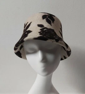 CAPPELLO CLOCHE DONNA IN FELTRO LAPIN BEIGE MADE IN ITALY - Bild 1 von 4