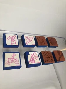 Rubber Stampede- Goofy Rubber Stamp Set - & Celebration Stamper Pak - Picture 1 of 6