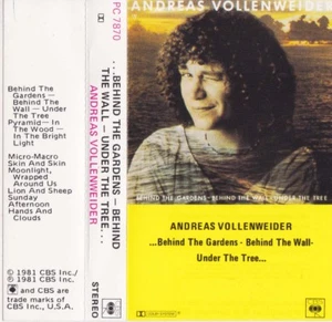 ANDREAS VOLLENWEIDER Behind The Gardens - Cassette - Tape SirH70 - Picture 1 of 1