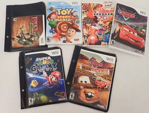 Lot of 6 Nintendo Wii Games Cars Toy Story Mario Galaxy Bakugan - Picture 1 of 12