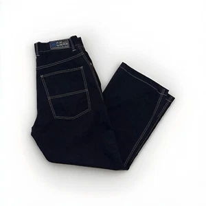 Vintage Kik Wear Industries Wide Leg Black Pants Men’s 34x31 - Picture 1 of 5