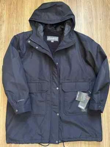 NEW Eddie Bauer Women's Rainfoil Insulated Parka, Navy Blue, Large - Picture 1 of 9