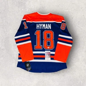 ZACH HYMAN EDMONTON OILERS SIGNED / AUTOGRAPHED JERSEY JSA COA NICE! - Picture 1 of 8