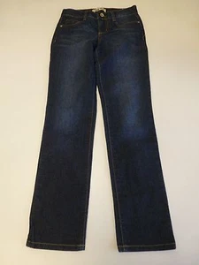 LEI Jeans Girls 10 Kate Low Rise Skinny Adjustable Waist Blue Great Condition - Picture 1 of 3