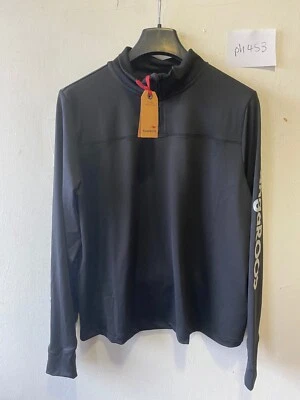 KANGAROOS Sudadera Con Cremallera 1/4 En Negro Reino Unido 14/16 - Imagen 1 de 4