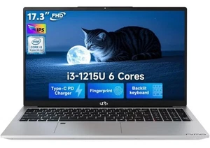 17.3" FHD IPS Business Laptop, Intel Core i3-1215U - Picture 1 of 7