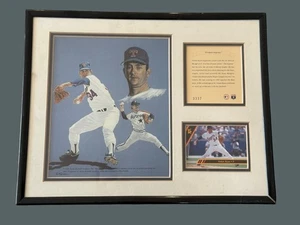 Vintage Limited Edition Nolan Ryan Fireball Express Lithograph 11 x 14 Framed - Picture 1 of 5
