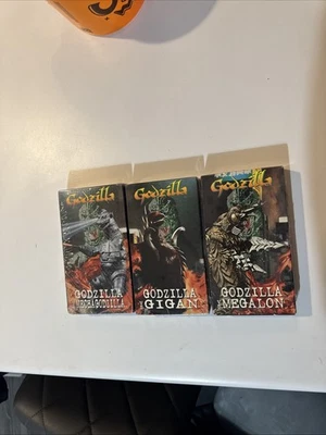 Godzilla VHS Star Maker Godzilla Vs Gigan Vs Megalon Vs Mechagodzilla Lot 3 1997 - Image 1 of 4