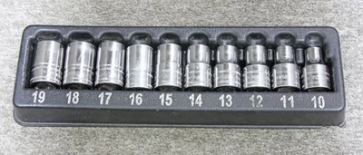 Snap on 310SWMYA 10 Piece METRIC Socket set 10 - 19mm - Image 1 of 3