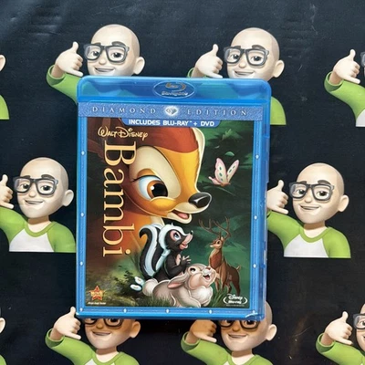 Bambi~Blu-Ray + DVD~Diamond Edition~Disney~GUC~FREE SHIPPING - Image 1 of 4