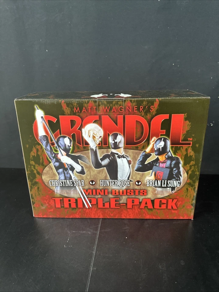 Minibustos Matt Wagner's Grendel Paquete Triple 789/1000 Bowen Designs Nuevo Foto 1 de 3