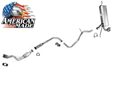 Complete Exhaust System MADE IN USA for Pontiac Grand Am 4 Bolt Flange 2.4L '99 - Image 1 of 4