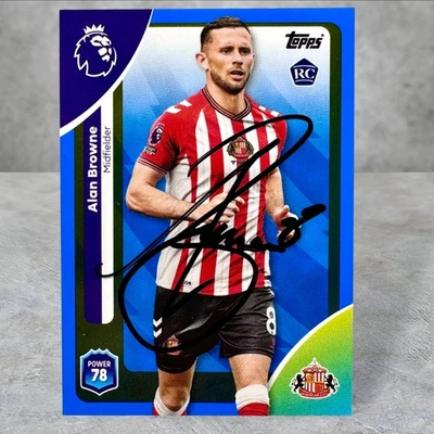 Alan Browne (Sunderland) Signed Auto Rookie Card Topps Premier League 2026 - Image 1 of 2