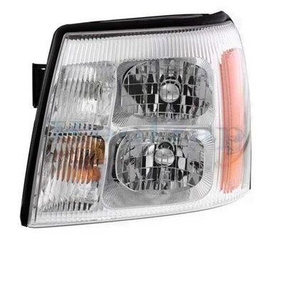 For 2002 Escalade Front Left Headlight Amber & Clear Plastic 15151851 V Foto 1 de 4