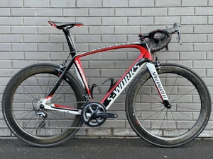 S WORKS VENGE DA ULTEGRA 56CM FRAME ZIPP 404 CARBON WHEELS ROAD BIKE - Picture 1 of 17