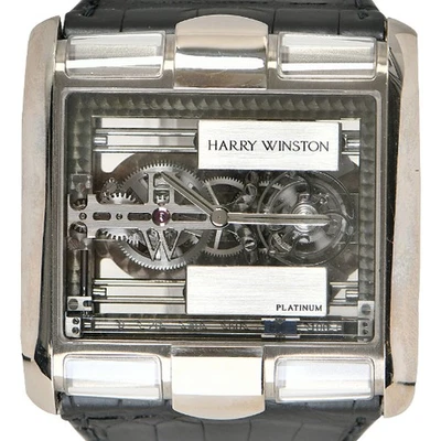 HARRY WINSTON - Tourbillon Glissier en oro blanco limitado a 25 piezas Foto 1 de 4