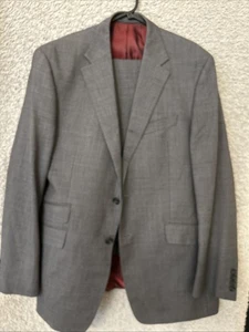Tuta M&S Sartoriale Lana Timothy Everest Alfred Marrone 42L Foderata Pantaloni 36/33 - Foto 1 di 16