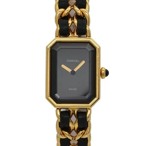 Reloj Chanel Premiere Talla M H0001 Vintage Cuarzo Esfera Negra Damas 90301336 - Imagen 1 de 6