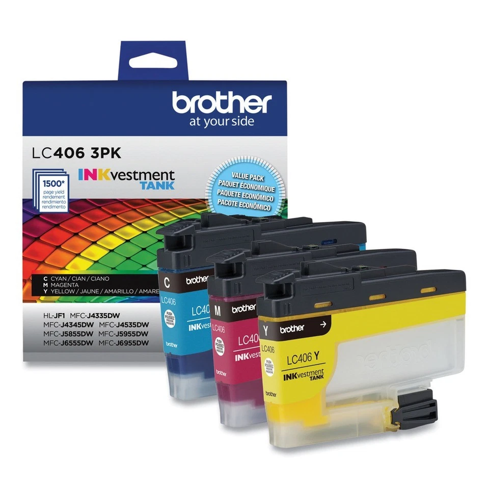 Brother LC4063PK Original Ink Cartridge - Cyan, Magenta, Yellow