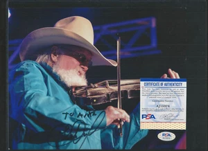 Charlie Daniels Signed Color Photo PSA Authenticated COA/LOA - Picture 1 of 1