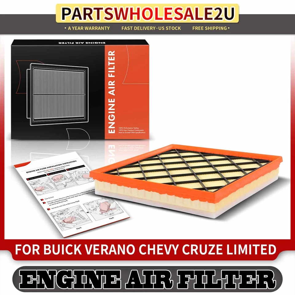 Filtro de aire flexible del motor delantero para Chevrolet Cruze 11-15 Cruze Limited 16 Foto 1 de 4