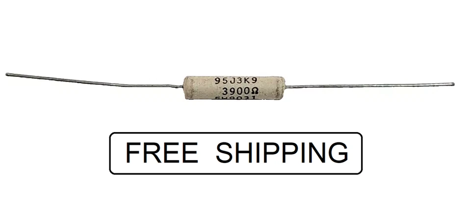 (1x) 3.9K Ω - 5W - 5% - Resistencia Esmalte Vítreo - Cable Axial - Ohmite Serie 90 Foto 1 de 1