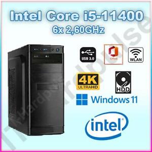 Büro & Office PC INTEL i5 11400 6x 2,60GHz 8GB DDR4 2TB HDD Windows 11