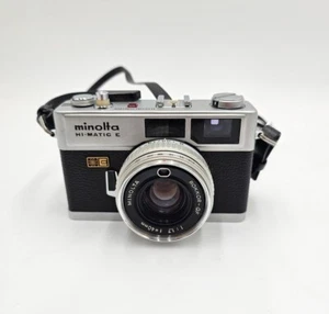 [Near Mint +++] Minolta Hi-Matic E Rangefinder 35mm Film Camera 40mm F/1.7 - Picture 1 of 10