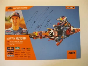 Marvin Musquin supercross motocross signed autographed 11x16 Poster COA..... - Picture 1 of 1
