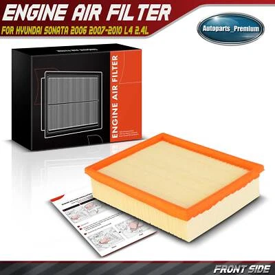 Filtro de aire del motor para Hyundai Sonata 2006 2007 2008 2009-2010 L4 2,4 L flexible Foto 1 de 4