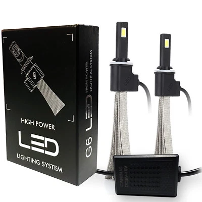 Комплект для переделки светодиодных противотуманных фар A1 2x без вентилятора 880 881 6000K белые ремни Cooper - Изображение 1 из 4