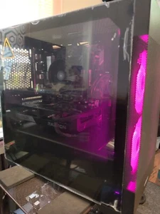 Gaming Computer PC Desktop AMD Ryzen 4500 4.1Ghz RX6500XT 16GB Nvme 500GB SSD - Picture 1 of 9