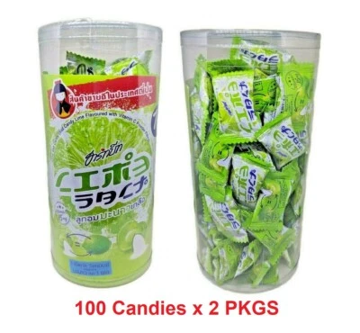 2 x Heartbeat SOUR Lemon Lime Salt Flavor Candy with Vitamin C 15mg 100 Tablets - Image 1 of 4