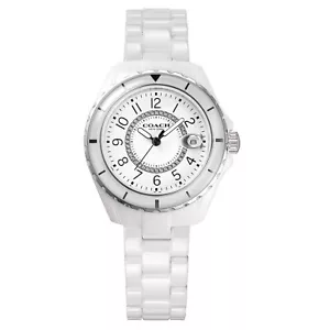 COACH WATCH PRESTON 14503462 Quartz Ceramic Women's - Picture 1 of 6