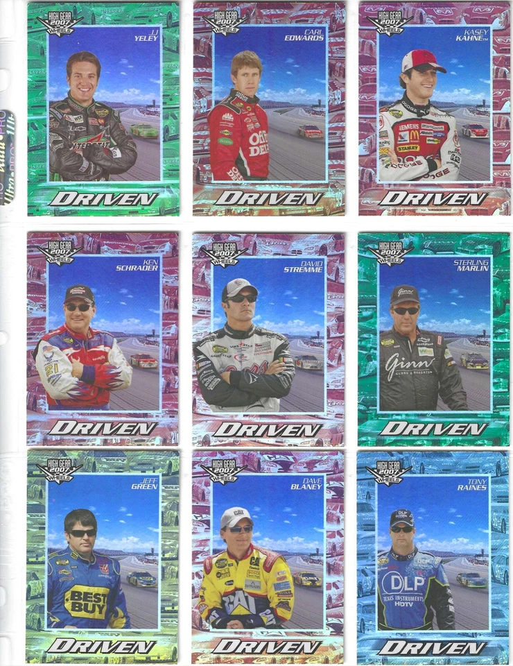 2007 High Gear DRIVEN--#DR 19 J J Yeley--ONE CARD ONLY! - Image 1 of 3