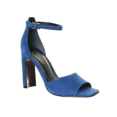 MARC FISHER LTD NEW Women's Harlin Ankle Strap Velvet Sandals Shoes TEDO - Image 1 of 3