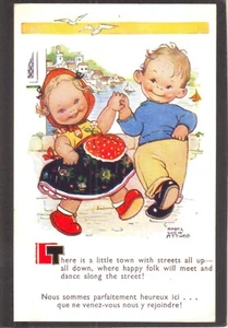 MABEL LUCIE ATTWELL / Couple enfants heureux - Bild 1 von 2