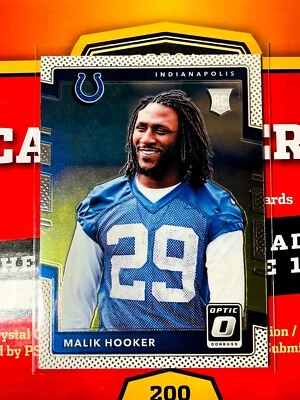 2017 Donruss Optic - Rookies #118 Malik Hooker (RC) V962  50% OFF 3+ MIXED SINGL - Image 1 of 2