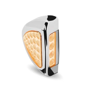 Peterbilt 357, 365, 367, 378, 379 LED Side Headlight Turn Signal  Amber/Clear - Picture 1 of 4