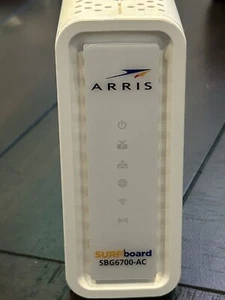 Arris Surfboard SBG6700AC Cable Modem / Wi-Fi Router w/ Power Adapter - Picture 1 of 5