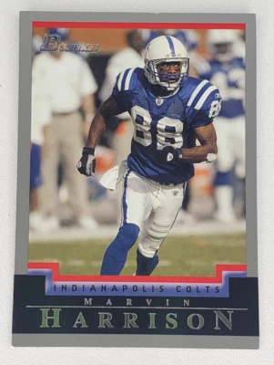 2004 Bowman Football Marvin Harrison #95 Indianapolis Colts NFL HOF - Image 1 of 2