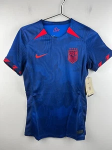 $95 Womens S  Nike USWNT USA Soccer Jersey Blue 2023 DR4000-406 New - Picture 1 of 9