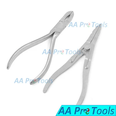 Alicates de apertura y cierre de anillo - Herramientas de perforación corporal para oreja pezón vientre nariz lengua Foto 1 de 3