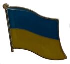 Opakowanie 50 sztuk Ukraina Zwykły kraj Falista flaga Kapelusz motocyklowy Czapka Klapa Pin